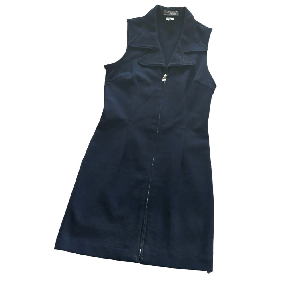 VTG Guess American Tradition Navy Sleeveless Dress
